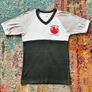 Vintage 1982 World’s Fair Knoxville Tennessee T-Shirt – Color Block Retro Graphi